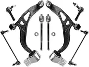 Svenubee 8pcs Kits Front Lower Control Arms Bushings Suspension Stabilizer Sway Bar Compatible For Ford Explorer 2011 2012 2013 2014-2017