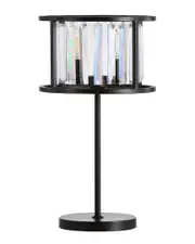 JONATHAN Y Bevin 21.5in Metal Crystal LED Table Lamp