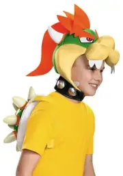 Child Super Mario Bros Bowser Officially Licensed Costume Accessory Standard