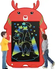 Kids Toys, LCD Writing Tablet for Kids, 8.8" Toddler Drawing Doodle Board, (Red)