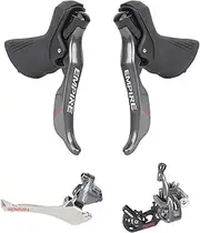 Road Bike Shifters 2x11 Road Bike Lever Brake ycle Front and Rear Derailleurs Grey One Size