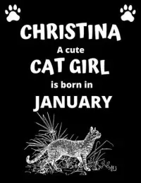 在飛比找博客來優惠-CHRISTINA a cute cat girl is b
