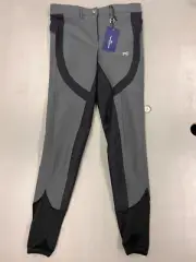 Premier Equine "Talia" Grey/Charcoal Full Seat Riding Breeches. Size 24