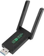 USB WiFi Adapter, WiFi6 1200Mbps High Speed WiFi Dongle, USB 3.0 Dual Band 5.8G 2.4G Network Adapter for Desktop Laptop PC with Dual 5dBi Antennas