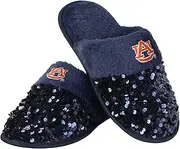 FOCO Women's NCAA College Team Logo Ladies Sequin Fashion Slippers