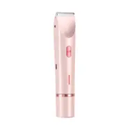 Head 2-in-1 Ladies Electric Shaving Machine, Anti-Scratch Body Hair Remover, Pink