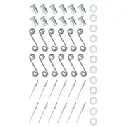 Weld Racing Sprint Mud Cover Dzus Buttons12 Dzus Buttons & Washers