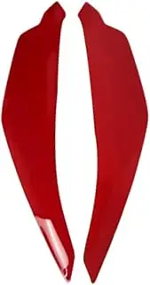 yuksok Motorcycle Front Headlight Cover Light Screen Multipurpose Headlight Protection Sheet DIY Modified for Motorbike Parts, Red