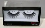 RickyCare Backstage Lashes - Black #16 - 100% Human Hair