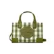 TORY BURCH ELLA GINGHAM 微型托特包女士單肩手提斜挎包 84371(預購) ｜母親節滿額折$1500★滿$6800贈LAMCOME絕對完美唇膏(日進口 精巧版)【跨店APP下單回饋最高20%】