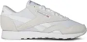 [Reebok] Men's Classic Nylon Sneaker, FTWR White/FTWR White/FTWR White, 11.5 UK