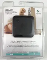 Logitech Wireless Bluetooth Speaker Adapter Black NEW