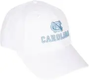 Desert Cactus University of North Carolina Baseball Hat UNC Chapel Hill Tar Heels Brimmed Embroidered Hats Cap Adjustable Cloth Strap Adult (Style F1) White, White, One Size