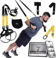 TRX ALL-IN-ONE Suspension Training: Bodyweight Resistance System | Full Body Workouts for Home, Travel, and Outdoors | Build Muscle, Burn Fat, Improve Cardio | Free Workouts Included