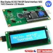 AU 1602 16X2 LCD Display IIC/I2C/TWI/SPI Serial Interface Module For Arduino