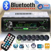 1 DIN Bluetooth Car Radio Player Stereo Audio In-Dash FM USB Aux Input Receiver