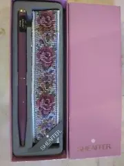 NEW SHEAFFER FBP 643 BURGANDY BALLPOINT PEN WITH SHEATH & BOX