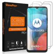 [2 PACK] For Motorola Moto E7 Screen Protector Full Coverage Tempered Glass Screen Protector Guard (Clear)