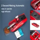 Automatic Cigarette Machine Rolling Tobacco Electric Maker Roller 6.5/8MM Red