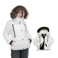在飛比找momo購物網優惠-【Superdry】白色 科技棉 防風 極度乾燥 外套 帽與