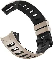 [MGTCAR] For Garmin Instinct 2 Band, Soft Silicone Watchband Replacement For Garmin Instinct Tide/Esports/Solar/Tactical Smartwatches Tundra/Black