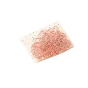 50PCS/Bag Cartoon Creative Mini heart Gold Rose Gold Color Clip Bookmark Binder Office Accessories Paper Clips School Supplies