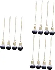 Gatuida 12 Pcs Aromatherapy Bottle Air Diffuser Home Perfume Bottle Essential Oils Diffusers for Home Window Decor Auto Perfume Bottle Pendant Miss Glass Car Hanging Accessories Purple