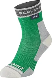 [SEALSKINZ] Holverstone Waterproof Ankle Length Lightweight Running Sock | Green | Large