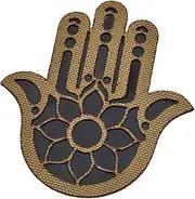 [LEGEEON] Hamsa Hand of Fatima Lasercut Morale Patch [Coyote Tan]