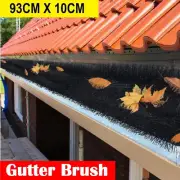 24X Gutter Brush Roof Leaf Guard Heavy Duty Twigs Filter Home Garden 92x10cm