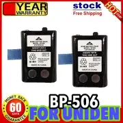 2 PACK FOR UNIDEN BP506 UHF HANDHELD RADIO BATTERY SUIT UH507SX UH506SX UH515SX