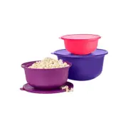 Tupperware Aloha Bowls Set Of 3 Purple Edition