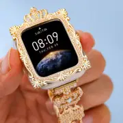 Diamond Case+Strap for Apple Watch Series 98765 40/41mm 44/45mm Protective Cover