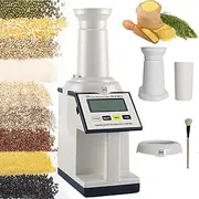 Portable Moisture Tester, Grain Moisture Meter Analyzer for 14 Kinds of Grains, Grain Tester Humidity Analyzer with LCD Display, 1~40% Measuring Range for Wheat, Corn, Soybean, Barley, Mung Bean
