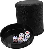 Vaguelly 1 Set Lightweight Plastic Dice Cup Game Accessory with Capacity for Party Entertainment and Ktv Dice Games Compact and Easy to Clean