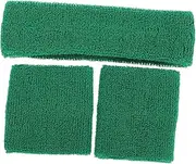 [Gatuida] Sweat Absorbing Sports Headband Wristband Set Pack for Golf Tennis Basketball Volleyball Yoga Workout Comfortable and Elastic