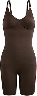 Seamless Women Bodysuit Butt Lifter Shapewear Waist Trainer Body Shaper Strappy-Back Chest Underwear Corset
