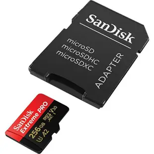 SanDisk 256GB 256G microSD【200MB/s Extreme Pro】microSDXC micro SD SDXC 4K U3 A2 V30手機記憶卡