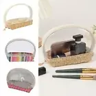 Transparent Makeup Storage Bag Hand Woven Cosmetic Bag