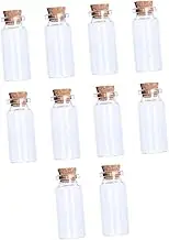 Glass Bottle Stopper for Baby Tooth Collection 40pcs Small Wishing Bottles Decor