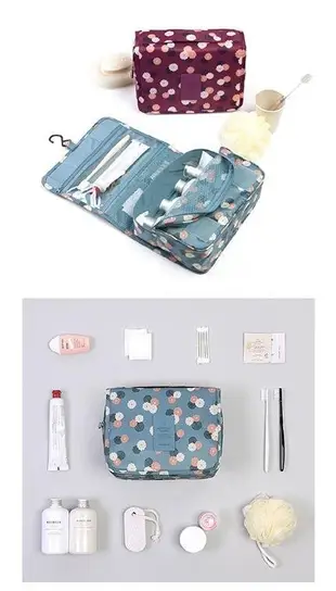 數碼三C 韓版多功能可掛盥洗包 化妝包 收納袋 相機包 收納包 户外 防水 旅行 旅遊