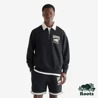 在飛比找momo購物網優惠-【Roots】Roots 男裝- RBA拉鍊POLO衫(黑色