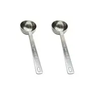 2 Pcs 30ml Stainless Steel Coffee Scoop Tablespoon Measuring Spoon Long Handl...