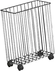 Ｂｅｓｇａ Rolling Clothes Basket Yoga Mat Storage Basket Yoga Mat Holder Multifunctional Home Gym Storage Rack for Badminton Racket