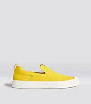 Women's Knit Yellow Slip-on Sneakers | IBI SLIP-ON