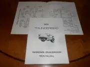 1958 FORD THUNDERBIRD WIRING DIAGRAM MANUAL / '58 T-BIRD DIAGRAMS / SCHEMATICS
