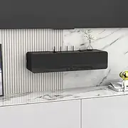 Wall Mounted TV Cabinet Wall Shelf Floating Shelf TV Stand Media Console Unit Entertainment Centre Display Shelf Open Shelf TV Bracket Gaming Shelf Wall Power Outlet Multimedia Storage Shelf