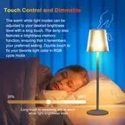 HG RGB LED Table Lamp Modern Desk Lamp With Touch Control Dimmable Warm White Ni