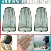 Mosquito Insect Head Net Mesh Protector Hat Fly Bee Bug Outdoor Fishing Farm AUS