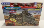 Micro Machines Military Battle Zones Assault Copter Playset Galoob 1996 Unsealed